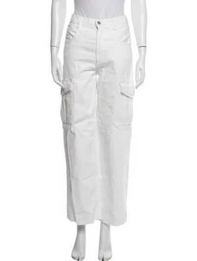 Pre-owned Agolde Wide Leg Pants In White