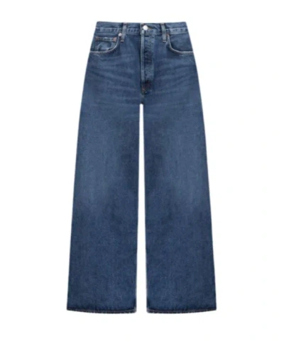 Agolde Wide-leg Baggy Jeans In Blue