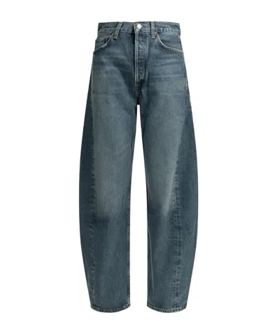 Agolde Wide-leg Jeans In Blue