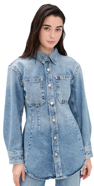 Agolde Wilma Shirt Magnify In Blue