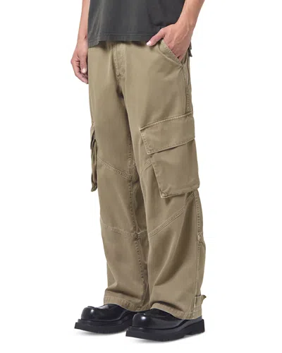 Agolde Wilson Straight Fit Cargo Pants In Refrshr (khaki)