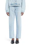 Agolde Woman Blue Jeans In Blue