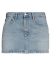 Agolde Woman Denim Skirt Blue Size 25 Cotton In Blue