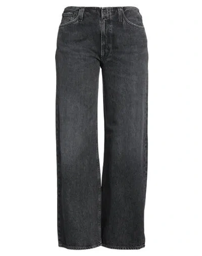 AGOLDE AGOLDE WOMAN JEANS BLACK SIZE 29 COTTON
