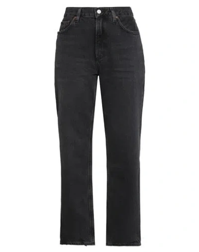 Agolde Woman Jeans Black Size 30 Organic Cotton