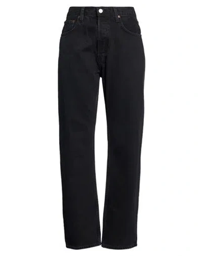 Agolde Woman Jeans Black Size 31 Organic Cotton, Lyocell, Recycled Cotton