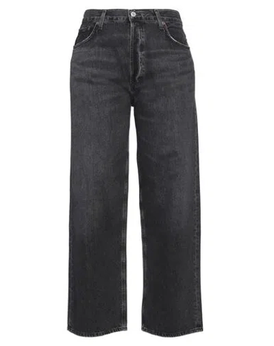 Agolde Man Jeans Black Size 31 Cotton, Pre-consumer Recycled Cotton