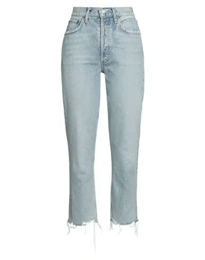 Agolde Woman Denim Pants Blue Size 26 Organic Cotton