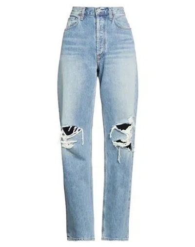 Agolde Woman Jeans Blue Size 28 Recycled Cotton