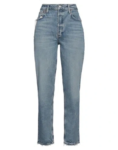 Agolde Woman Jeans Blue Size 29 Organic Cotton, Elastane