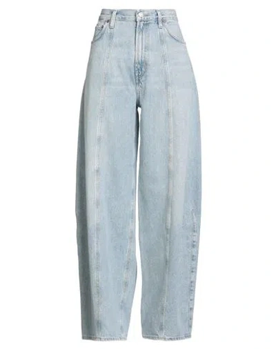 Agolde Woman Jeans Blue Size 29 Re-used Cotton