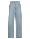 Agolde Lana Rigid Mid-rise Straight-leg Jeans In Blue