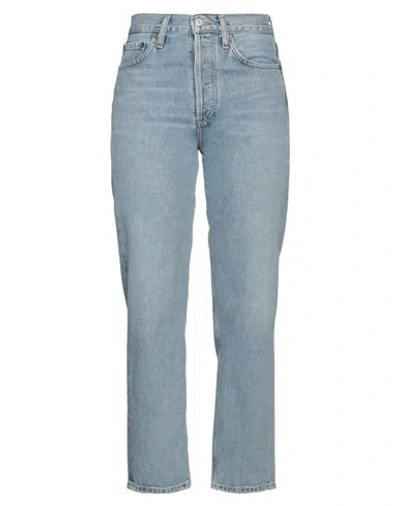 Agolde Woman Denim Pants Blue Size 30 Organic Cotton