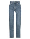 Agolde Woman Jeans Blue Size 31 Organic Cotton, Elastane In Blue