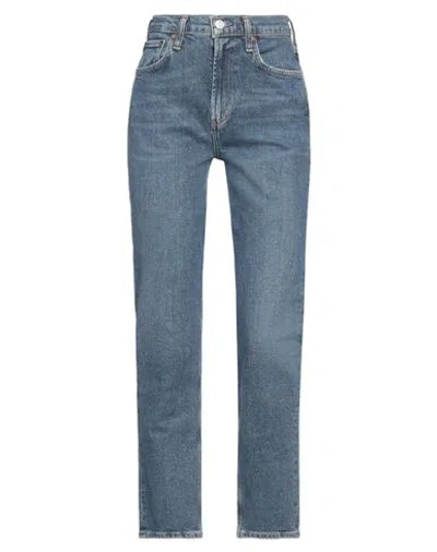 Agolde Woman Jeans Blue Size 31 Organic Cotton, Elastane