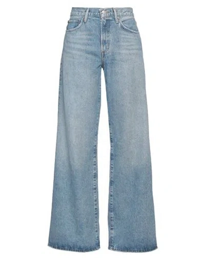 Agolde Denim Dame Jean Wide-leg Jeans In Blue