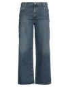 Agolde Man Jeans Blue Size 34 Recycled Cotton In Blue