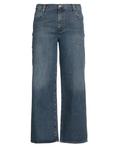 AGOLDE AGOLDE MAN JEANS BLUE SIZE 33 ORGANIC COTTON, LYOCELL