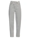Agolde Criss Cross Jeans In Grey