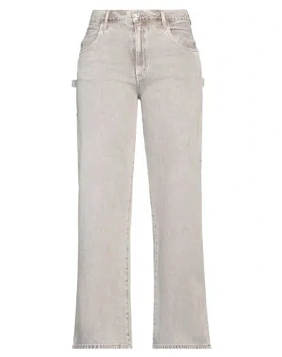 Agolde Woman Jeans Grey Size 28 Organic Cotton In White