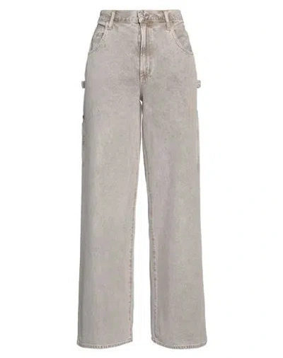 Agolde Woman Jeans Grey Size 28 Organic Cotton In Multi