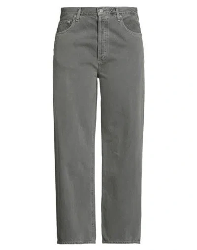 Agolde Woman Jeans Grey Size 29 Recycled Cotton In Gray