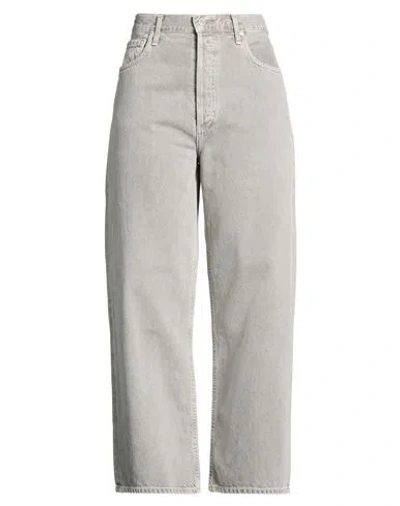 Agolde Woman Jeans Grey Size 30 Recycled Cotton In Gray