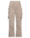 Agolde Neutral Nera Mid-rise Wide Jeans - Women's - Organic Cotton In Beige