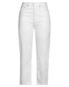 Agolde Woman Jeans White Size 27 Organic Cotton In White