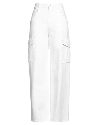 Agolde Woman Denim Pants White Size 29 Organic Cotton