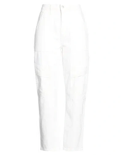 Agolde Woman Jeans White Size 30 Organic Cotton