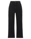 Agolde Low Slung Baggy Corduroy Straight Jeans In Black