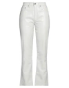 Agolde Woman Pants Light Grey Size 29 Recycled Leather, Polyurethane, Viscose, Polyester