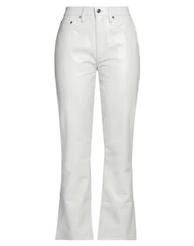 Agolde Woman Pants Light Grey Size 29 Recycled Leather, Polyurethane, Viscose, Polyester