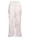 Agolde Woman Pants Light Pink Size M Cotton