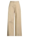 Agolde Woman Pants Sand Size 28 Pima Cotton, Cotton In Neutral