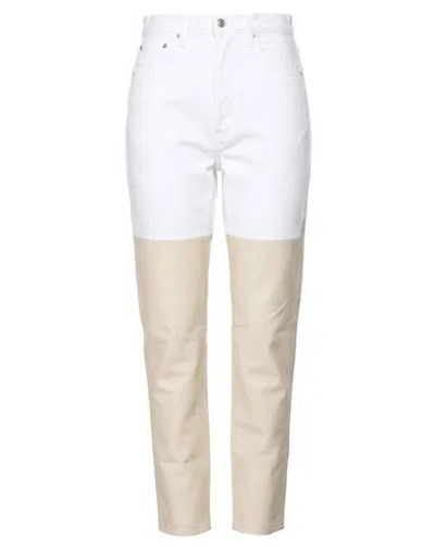 Agolde Woman Pants White Size 26 Cotton
