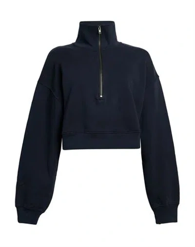 Agolde Woman Sweatshirt Navy Size M Cotton