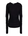 Agolde Woman T-shirt Black Size L Lyocell, Elastane In Black