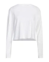 Agolde Woman T-shirt White Size S Organic Cotton