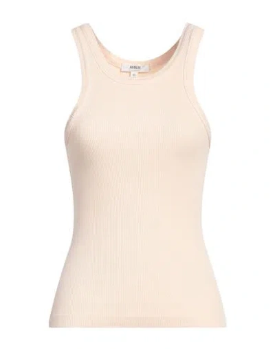 Agolde Woman Top Beige Size Xl Polyester, Cotton, Rayon In Beige