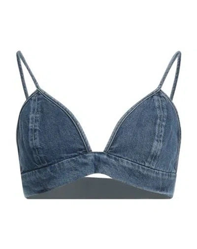 Agolde Sleeveless Bra In Blue