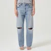 Agolde Women's 90's Jean In Threadbare In Blue