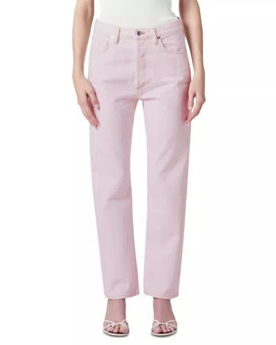 Agolde Women's 90's Mid Rise Straight Jean In Cosmos In Brown