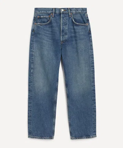 Agolde Women's 90s Crop Mid-rise Straight Jeans In Essence