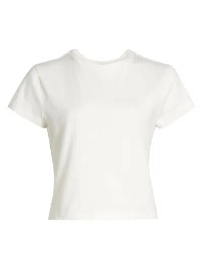 Agolde Women's Adine Shrunked T-shirt In White