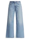Agolde Low Curve Fray Rigid Mid-rise Barrel-leg Jeans In Multi