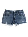 Agolde Denim Parker Shorts For Men In Blue