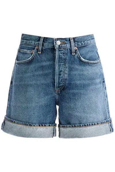 AGOLDE WOMEN'S DENIM SHORTS FOR