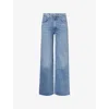 Agolde Denim Straight-leg Jeans In Blue